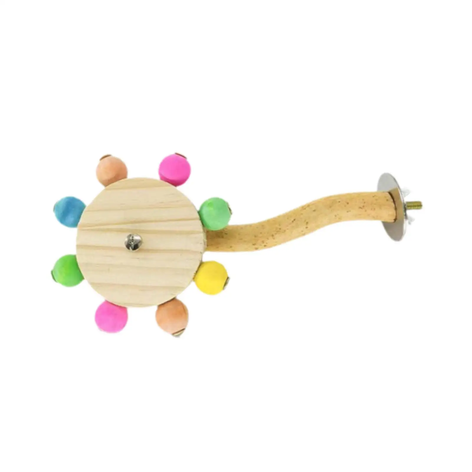 Colourful Parrot Toy Activity Wood Perch Parrot Colorful Toy for Budgerigar Colourful Parrot Toy Activity Wood Perch Parrot Colorful Toy for Budgerigar