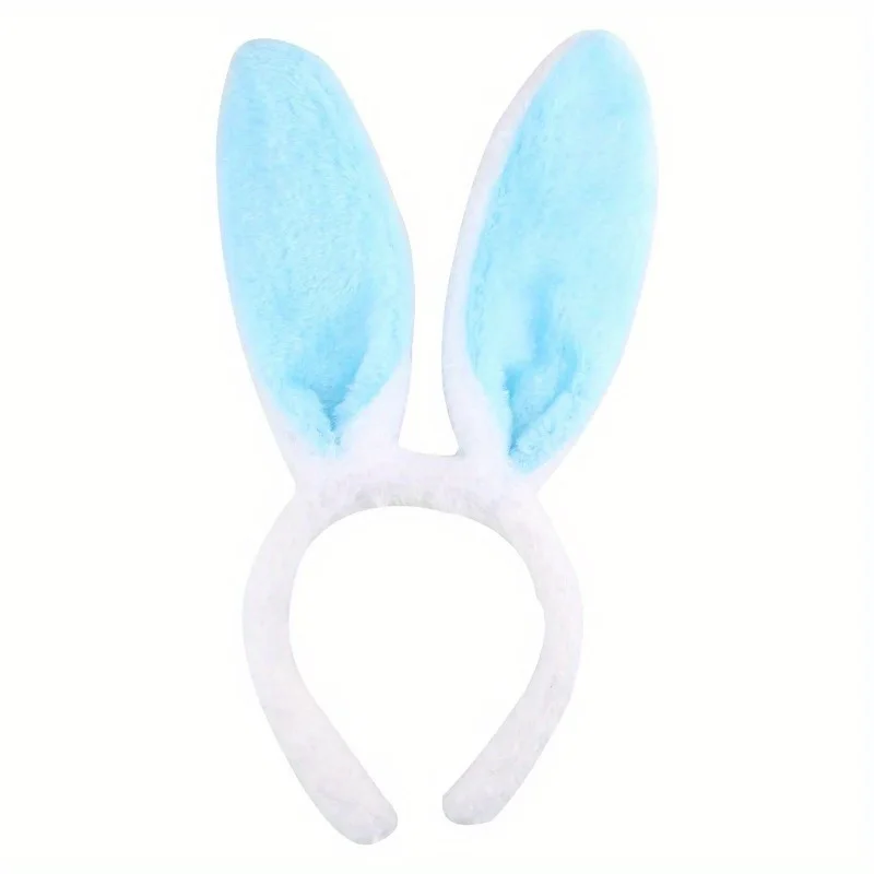 2 Stück Hasenohren Stirnbänder Aus Plüsch – Für Kinder & Erwachsene, Mit Biegbarem Draht, Für Halloween, Ostern & Cosplay