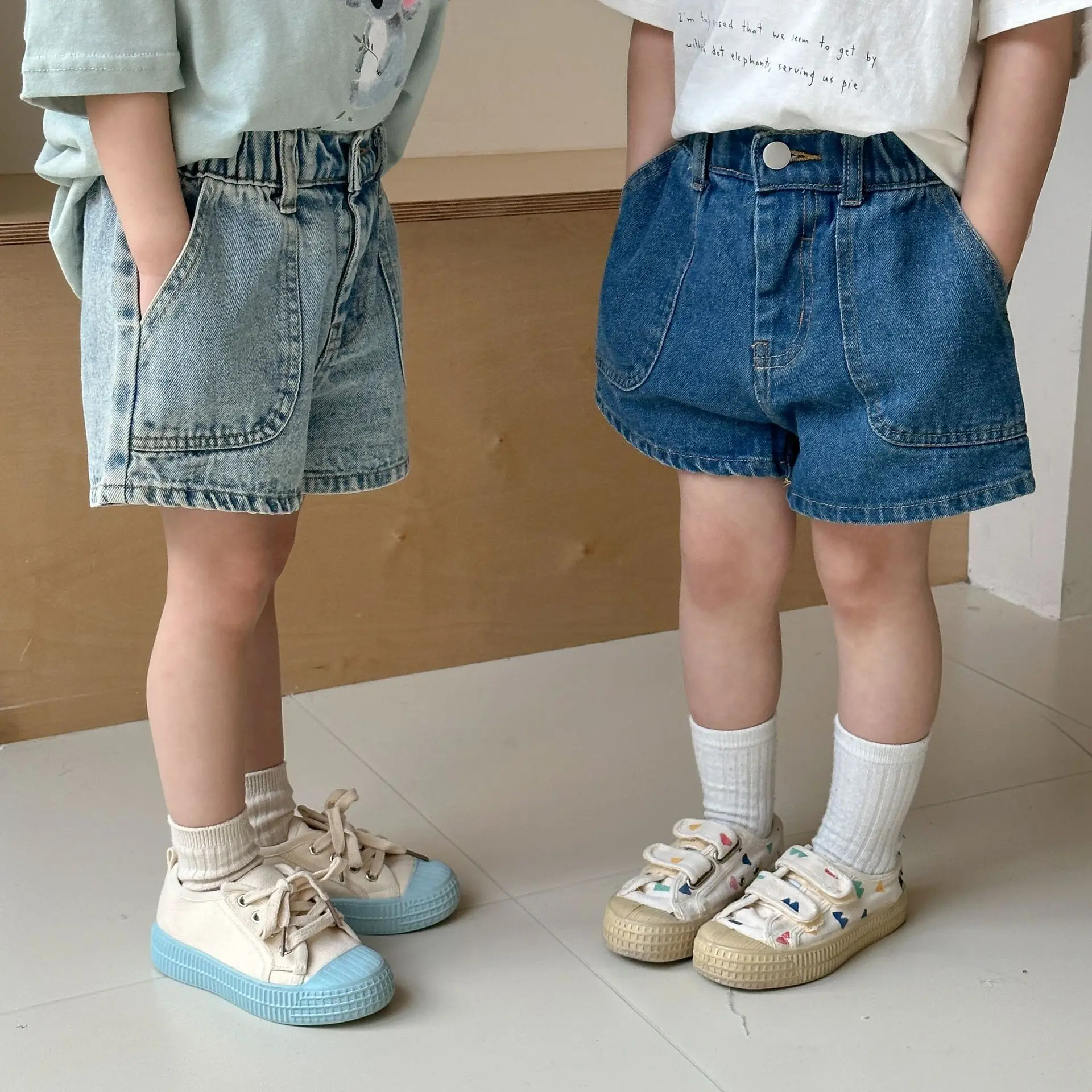 5595 Children's Denim Shorts Summer Baby Casual Pants Boys' Denim Short 1-10Year Kid's Trousers kids shorts kids trousers