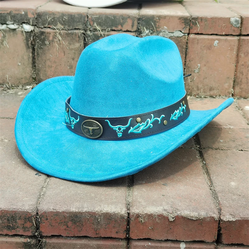 Cowboy hats for men and women autumn winter