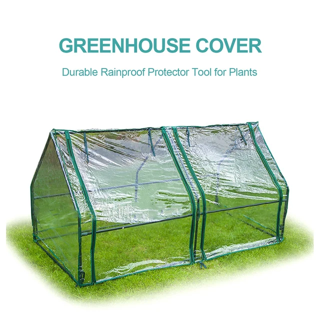 Hordozható Növekvő Alagút Burkolat Esőálló Polytunnel Zöld Házak Külső Szigetelő Helyiséghez Üvegházhatású Kiegészítők - Image 2