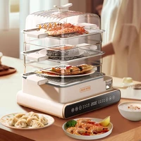 Electric Steamer Multi-Functional Integrated Household Three-Layer Stainless Steel Large Capacity Box Breakfast Machine Timing 2