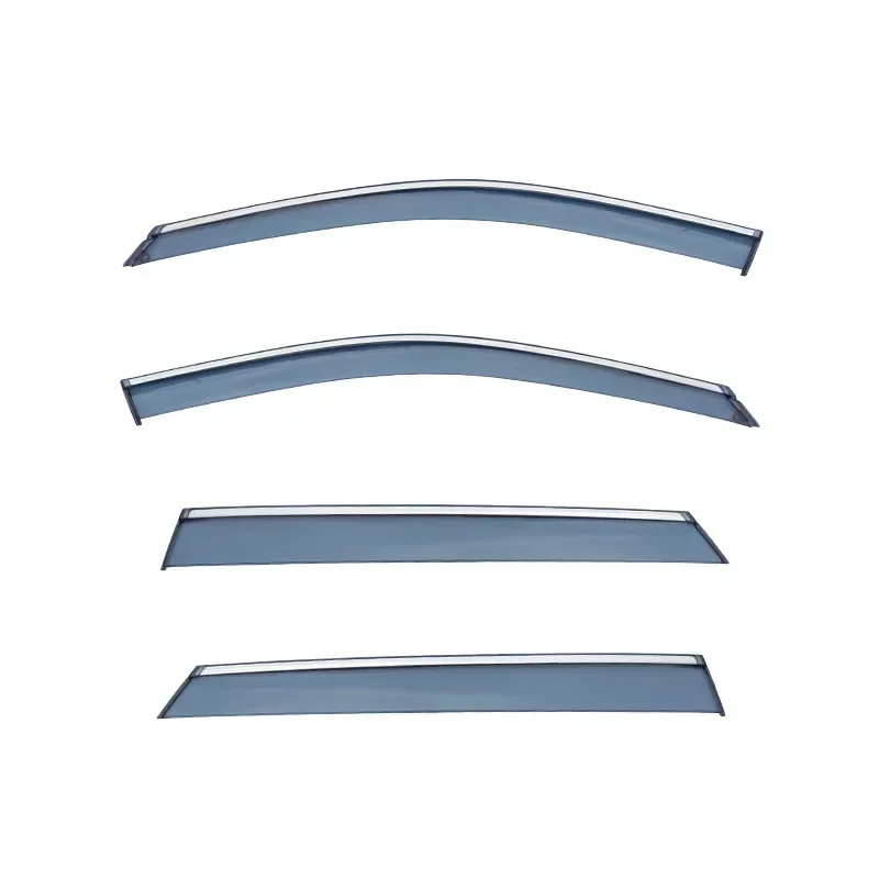 Weathershie Accessories Bright Strip Visors Rain Guard Door Visor Vent Shades Ventvisor Awnings For Land Rover DISCOVERY SPORT