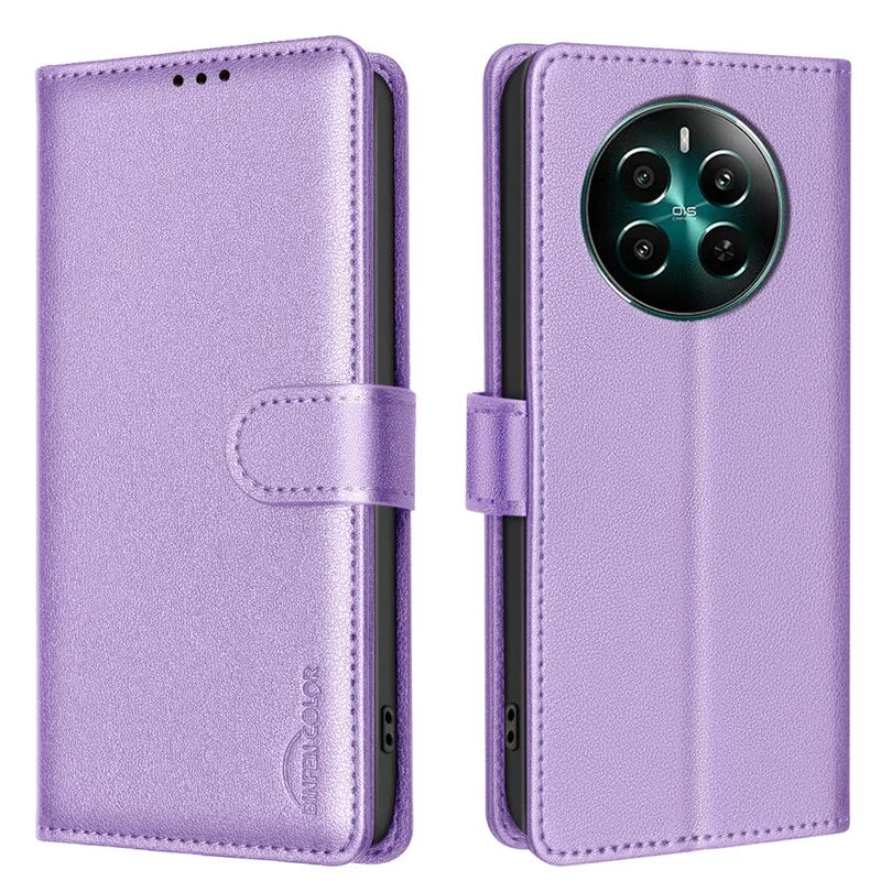 Leather Wallet Flip Case - Universal Protective Phone Cover