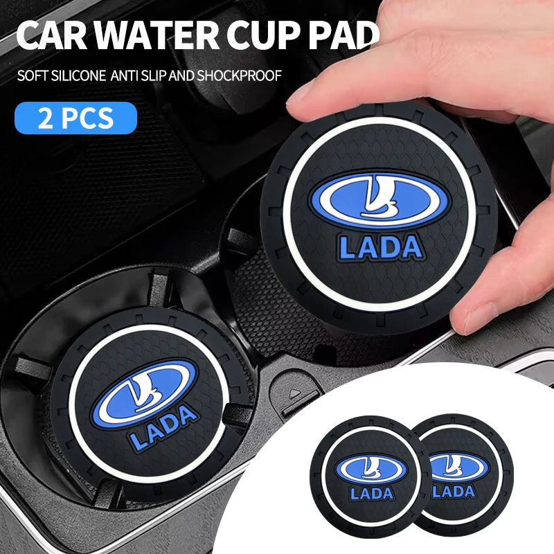 Sottobicchieri Per Auto Portabicchieri Per Acqua Pad Slot Per Tazza Tappetino Antiscivolo Per Lada Niva 4 X4 2121 Juguete 1/24 2110 Camicia 1600 Grant