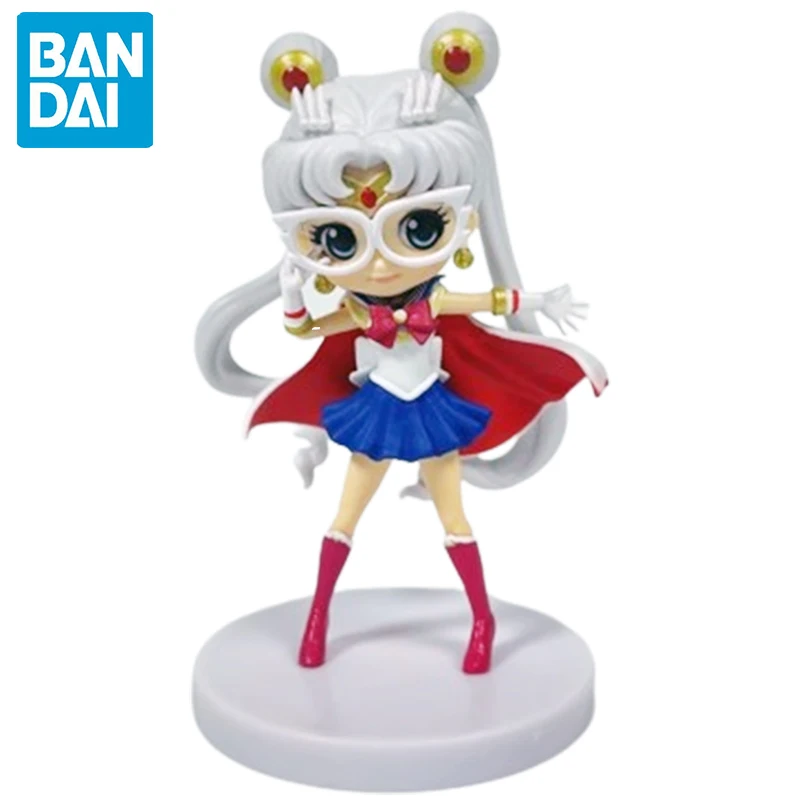 

Оригинальная фигурка Bandai Сейлор Мун Qposket, персонаж из аниме, ПВХ Модель, коллекционная игрушка, фигурка, детский подарок на Рождество, кукла