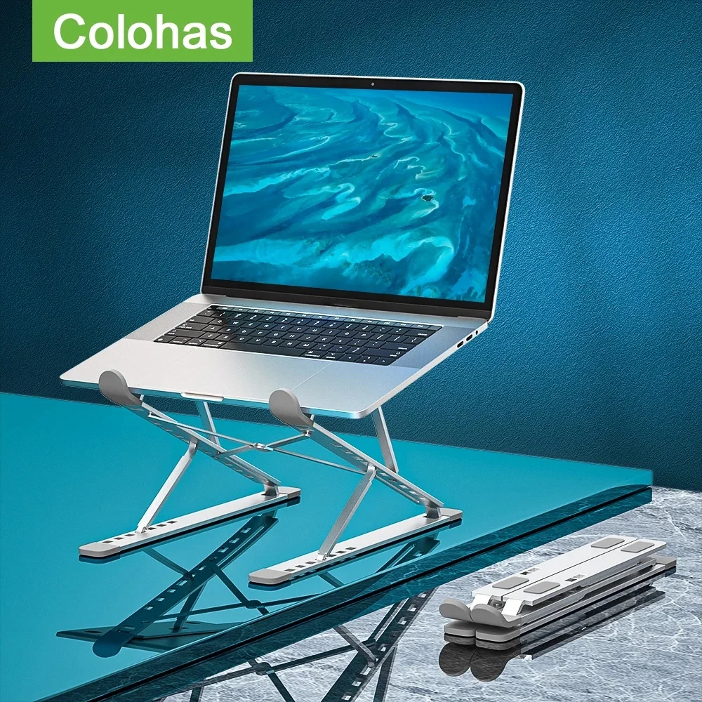 Adjustable Laptop Stand Portable Base Notebook Stand Support For