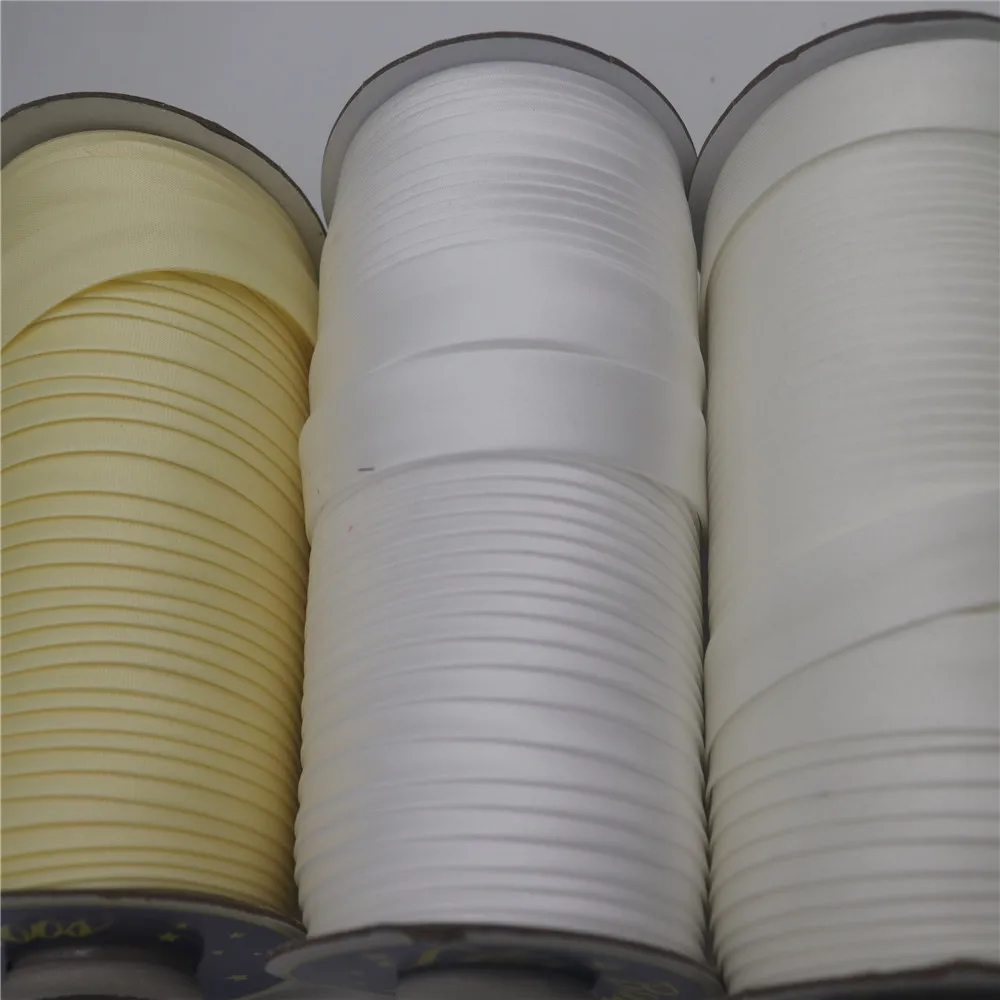 10 yards Polyester Satin Bias Tape Bias Binding, size :15mm Solid Color For DIY Garment Sewing And Trimming Diy Garment Material