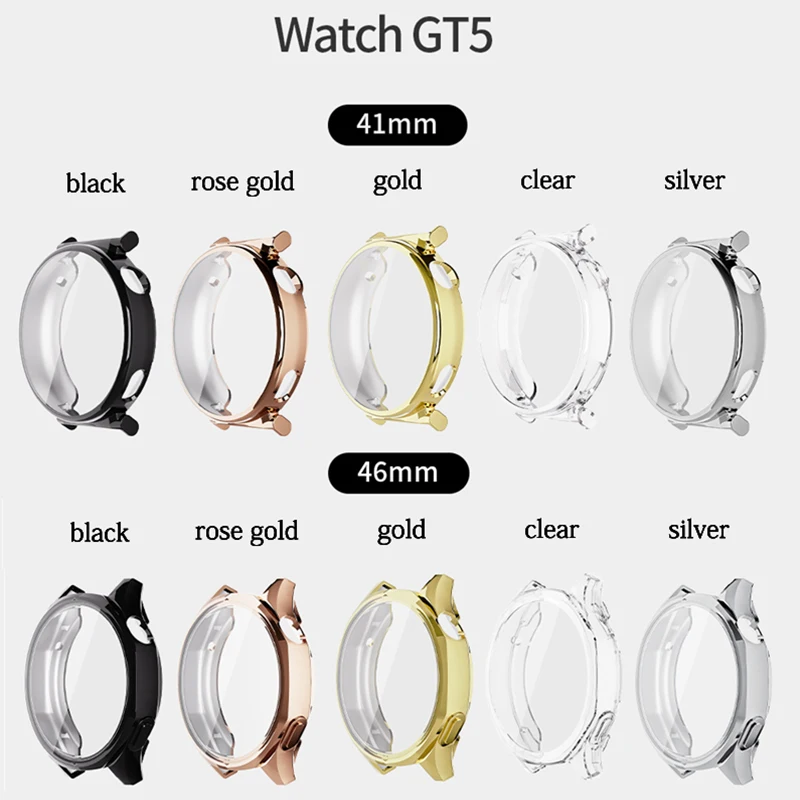 Case For Huawei GT 5 pro watch Protective case Huawei GT5 46mm 41mm GT 5Pro GT5 Pro 46mm 42mm Protector Watch cover