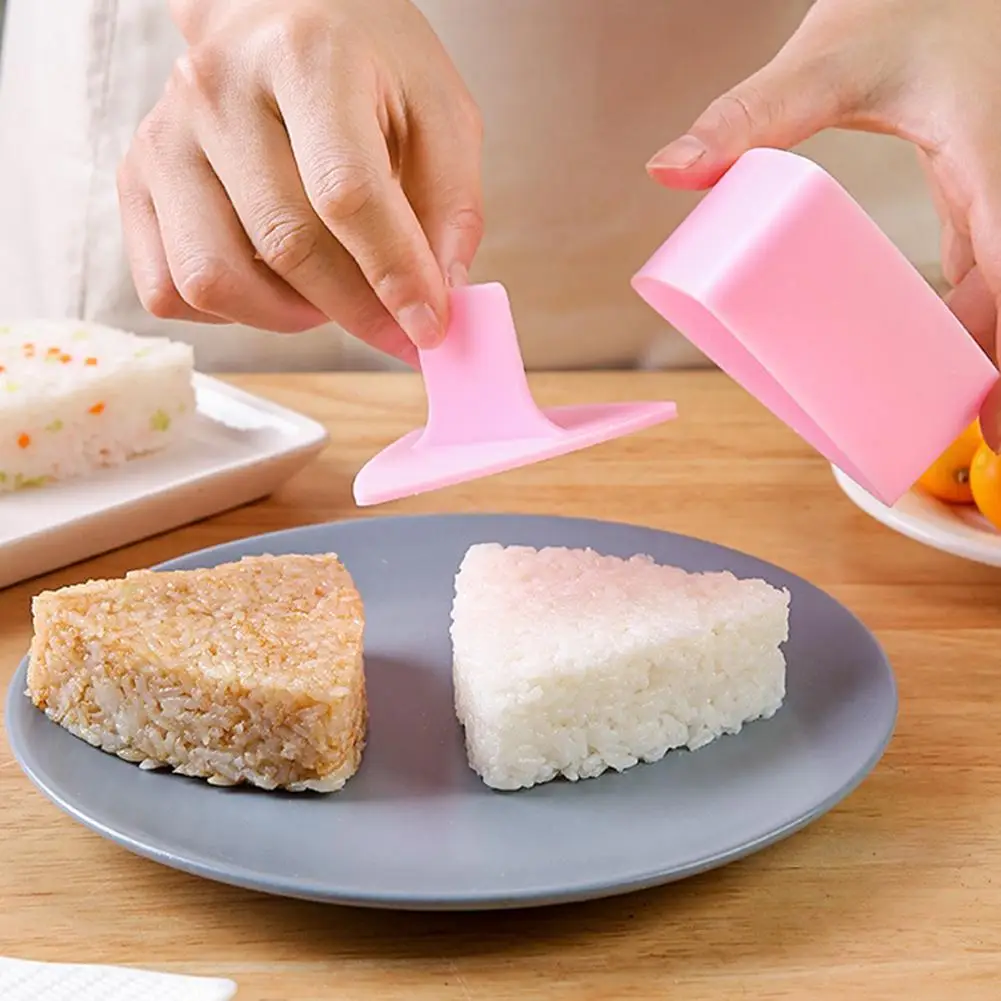 Onigiri Sushi Maker Form Kit Klassische Dreieck Reis Ball Form Maker Sushi Form Musubi Presse Form Für Kind Mittagessen Bento – Detail 13