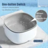 Efficient Large Capacity Ultrasonic Vegetable and Fruit Washing Machine - Kitchen Appliance for Food Grains Purification. 5