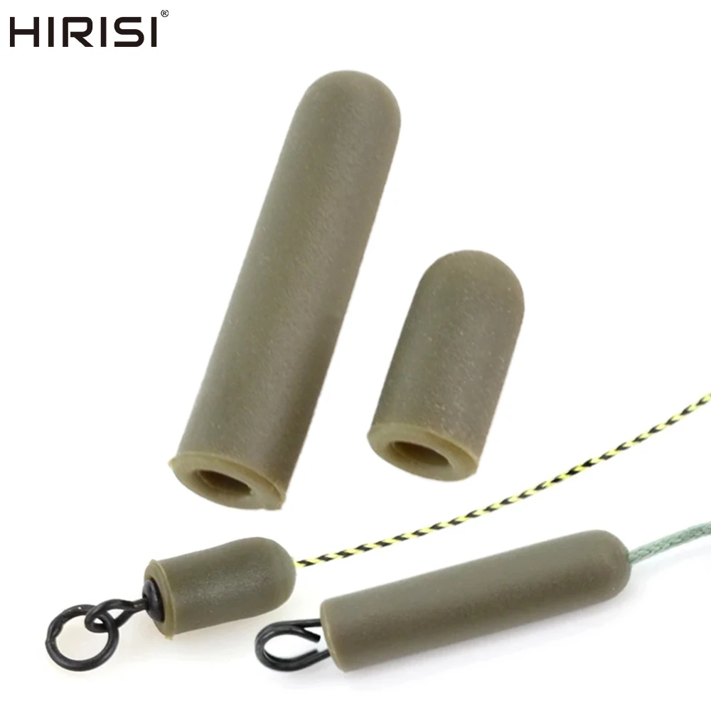 

50pcs/100pcs Soft Rubber Buffer Beads Fishing Terminal Tackle Helicopter Rigs for Carp Fishing Size Small and Large AE062