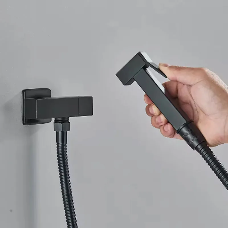 Bathroom Bidet Faucet Brass Tap Washer Mixer Single Cold Water Shower Sprayer Head Tap Toilet Faucets Toilet Handle Jet