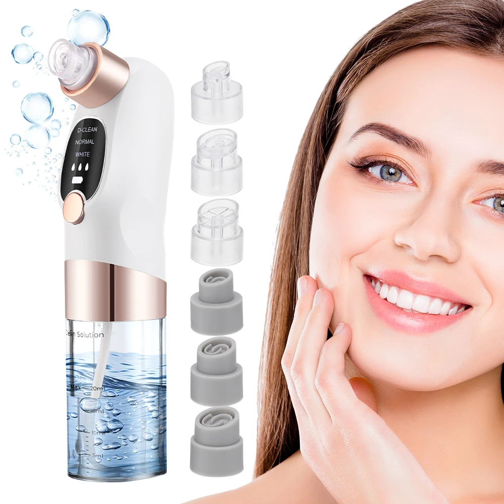 Small Bubble Facial Blackhead Removal Vacuum Face Cleaner Hydra Dermabrasion Hydro Skin Deep Clean Care Anti Aging BeautyMachine 6