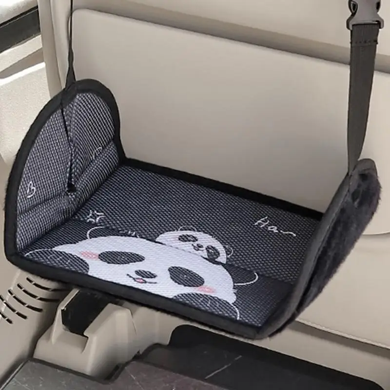 Car Travel Rest Foot Pad Portable Foot Hammock Long Flight Essential Office Footrests Hanging Adjustable Car Interior Supplies 3