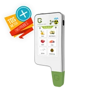 Greentest ECO 6 รังสีคุณภาพน้ํา TDS เครื่องตรวจจับอาหารความปลอดภัยไนเตรตเครื่องทดสอบห้องครัวเครื่องวิเคราะห์สุขภาพแบบพกพาที่แม่นยํา 2