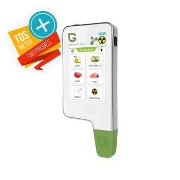 Greentest ECO 6 รังสีคุณภาพน้ํา TDS เครื่องตรวจจับอาหารความปลอดภัยไนเตรตเครื่องทดสอบห้องครัวเครื่องวิเคราะห์สุขภาพแบบพกพาที่แม่นยํา 2