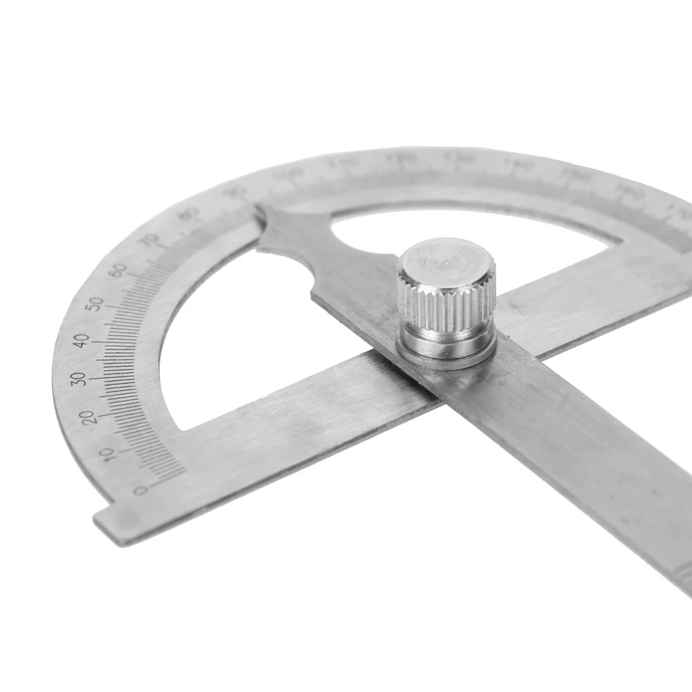 0-180도 스테인레스 스틸 각도기, 각도 측정기, 15cm 자, 각도 측정자, 스테인레스 스틸 각도기