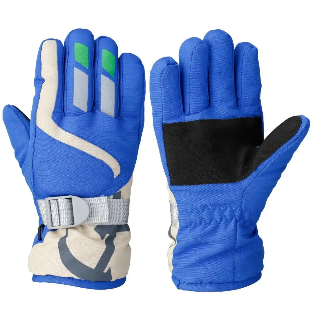 Winter Gloves Ski Gloves New Fashion Windproof Children Ski Gloves Non-slip Waterproof Kid Gloves Thicken Warm Winter Warm Mountaineering