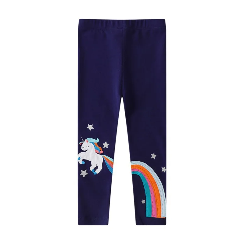 

Cartoon Unicorn Stars Print Girls Leggings Pants Fashion Cotton Spring Autumn Kids Skinny Pant Toddler Pants