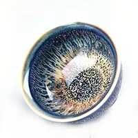 JIANZHAN TEA CUP (TIANMU) OIL SPOT TENMOKU TEA BOWL Star glaze 1
