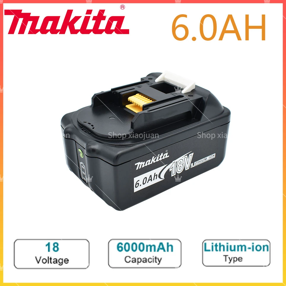 

6.0Ah 18V BL1830 Makita Original 6000mAh BL1815 BL1860 BL1840 194205-3 Rechargeable Li-IonBattery Replaceable Power Tool Battery