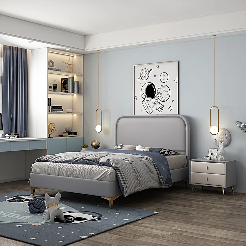 

Younger Boys Children Beds Small Girls Wooden Bedroom Children Beds Floor Luxury Princess Letto Bambini Kids Furniture YN50CB