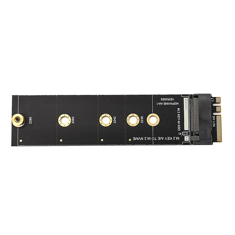 M.2 A + E 키 슬롯 to M.2 NVME 어댑터 카드, NGFF to KEY-M 확장 카드, NVMe PCI Express SSD 포트 확장 어댑터