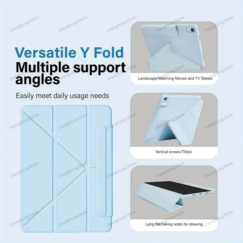 Y-fold Multi-Folding TPU Shell Case for Lenovo Legion Y700 8.8-inch