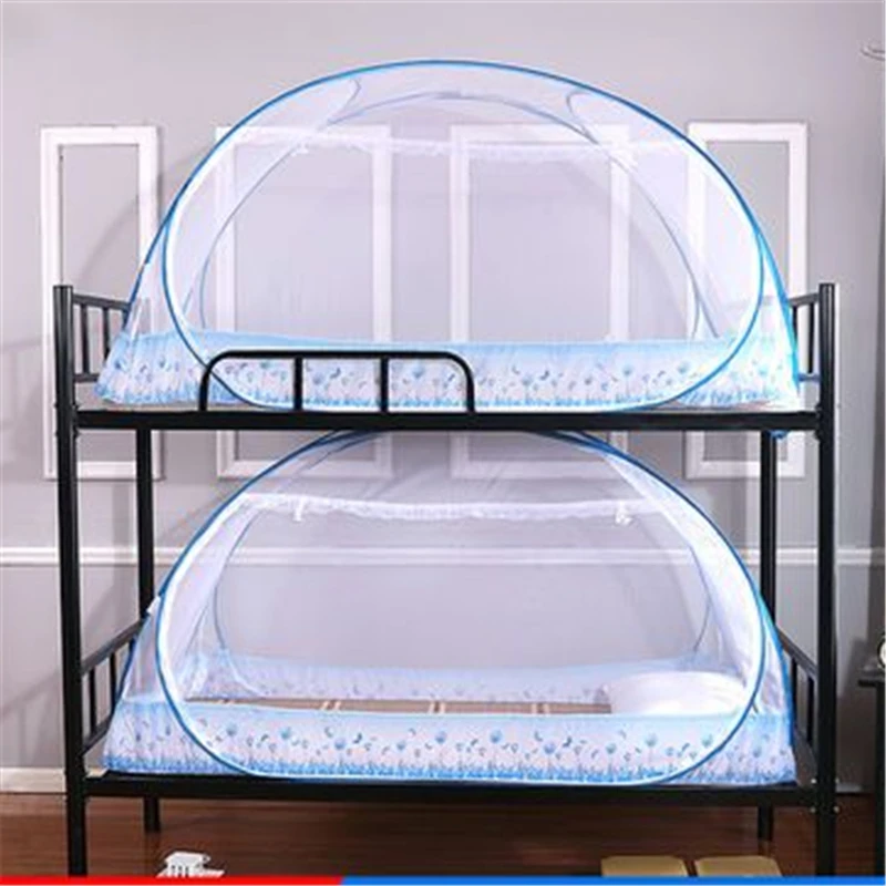 

Universal Upper Lower Bunk Mosquito Net Encryption Free Installation Single/Double Doors Mosquito Net Summer Yurt Mosquito Net