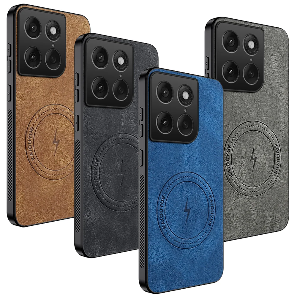 Moto Signature 5G Wireless Charging Frosted Leather-Like Shell Rugged Armor Case