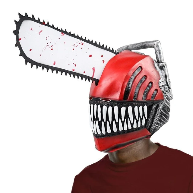 Chainsaw Man Denji Mask Cosplay Latex Masks Helmet Masquerade