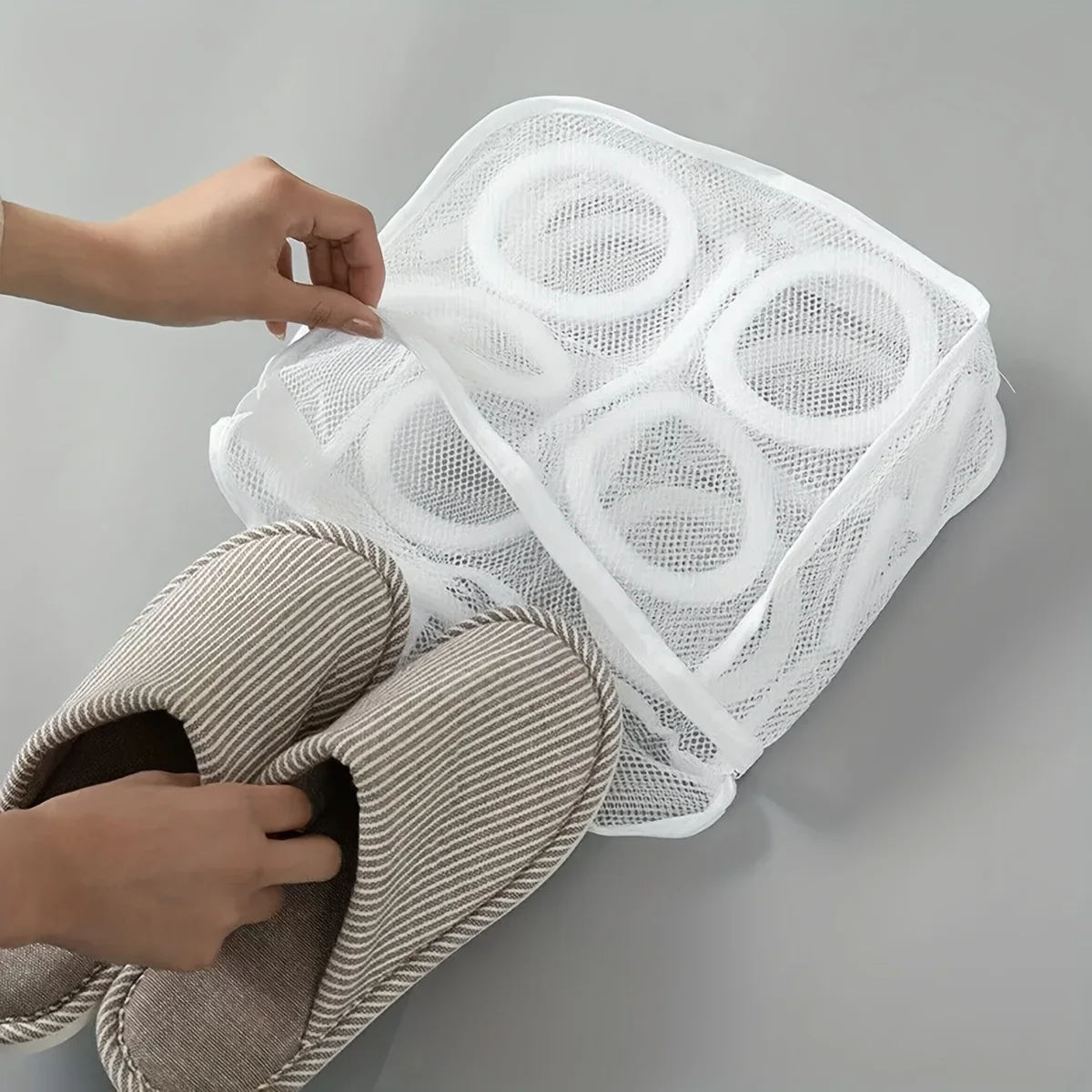 Shoes Airing Dry Tool Protective Organizer Lazy Shoes Washing Bags for Shoes Underwear Bra Mesh Laundry Bag Washing Bags