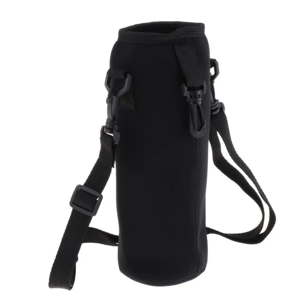 Water Bottle Carrier, Insulated Neoprene Water Bottle Holder Bag Case 1L with Adjustable Shoulder Strap