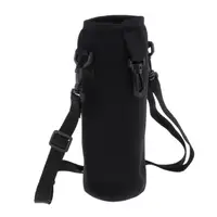 Water Bottle Carrier, Insulated Neoprene Water Bottle Holder Bag Case 1L with Adjustable Shoulder Strap 1