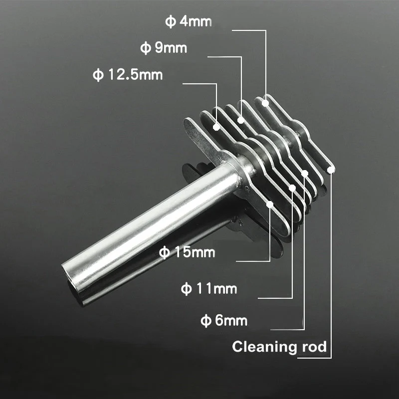 Carbon Steel Manual Laboratory Punch Rubber Stopper Perforator Plug Hole Puncher Lab Drilling Tools 7*1/set