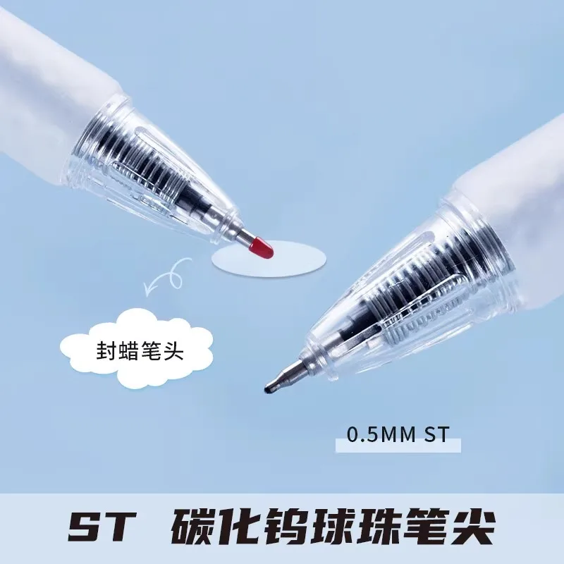 M&G Quick Dry Gel Pen 0.5 Mm Fine Point Black Soft Grip Refillable Office School Supply for Students And Professionals