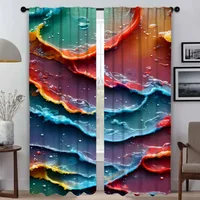 Kitchen Curtains for Bedroom Happy Dopamine Shades Curtains Child Room Living Room Curtain Halloween Decoration Partition Camera 1