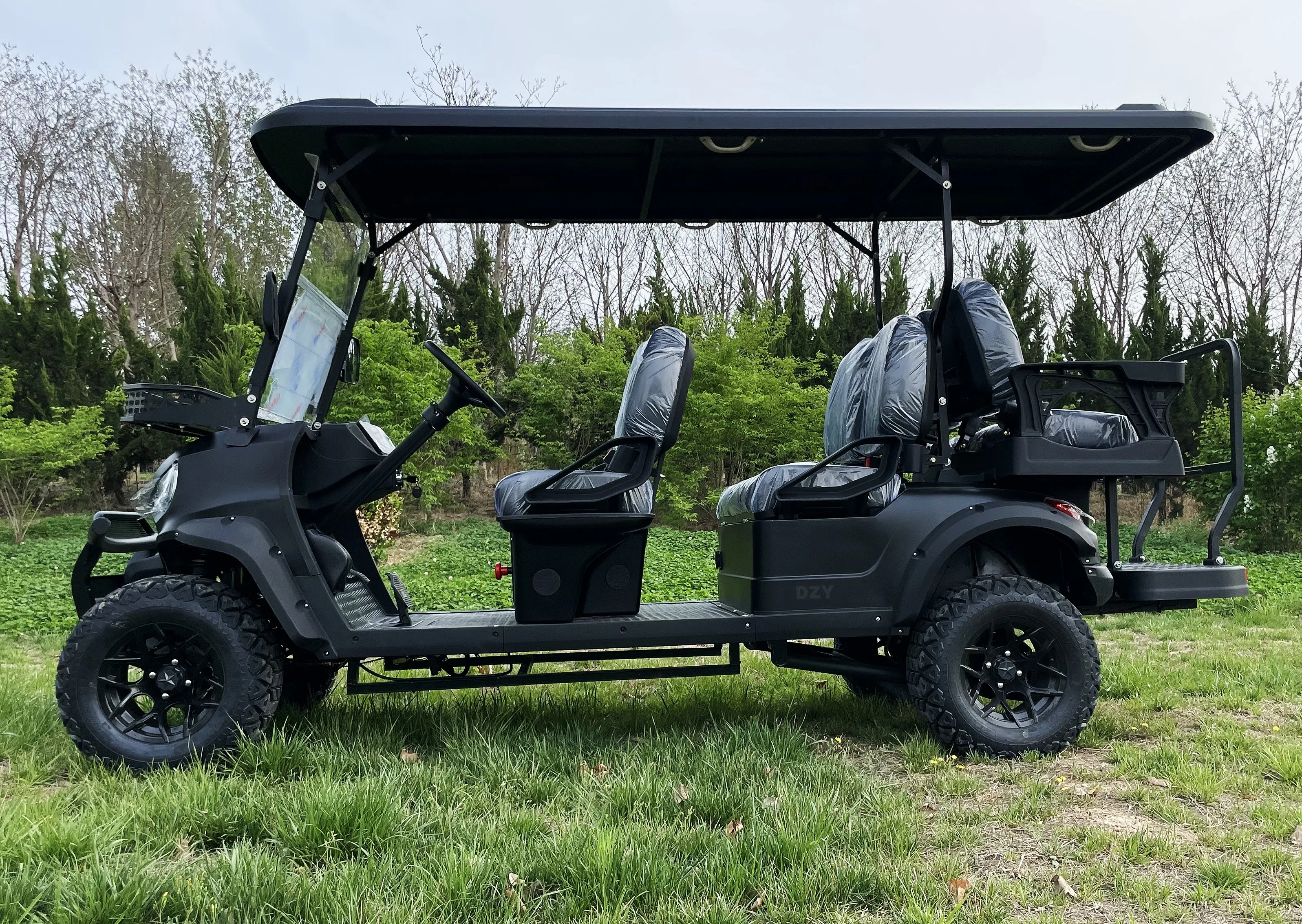 Direct of New Design Manufacturers Single Seat Electric Golf Cart for Household Travel