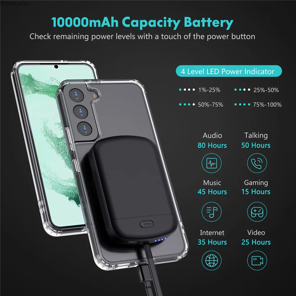 Power Bank Battery Case Samsung A50 A50 Vs Mate 20 Pro Battery