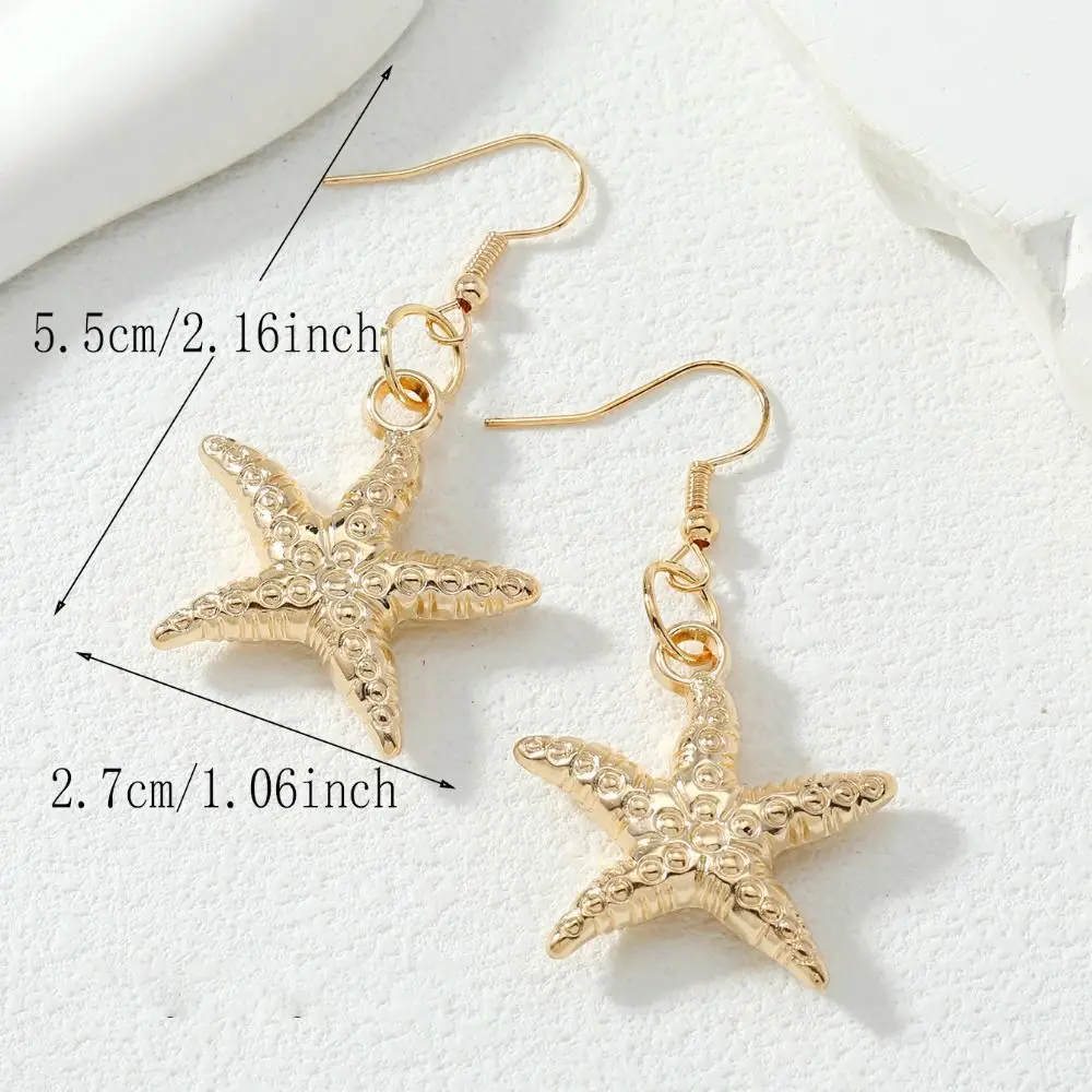 Bohemian Natural Shell Conch Imitation Pearl Starfish Pendant Bracelet Necklace Earrings for Women Fashion Beach Jewelry Gifts