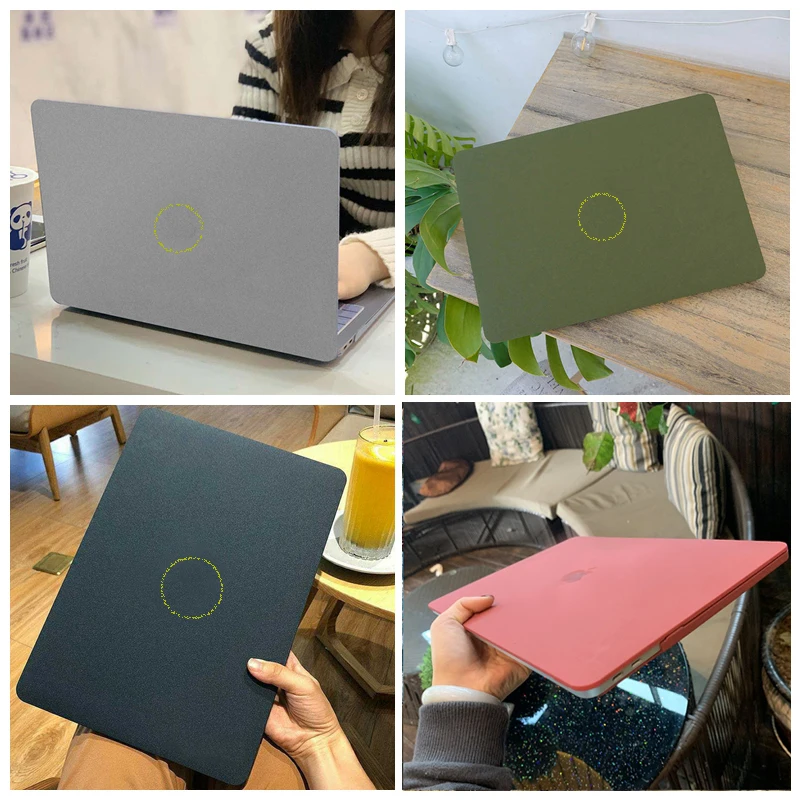Custodia Per Laptop Con Guscio Scavato Quicksand Per Macbook Chip M1 Air 13 Pro 13 Per 2022 Macbook Pro 14 Pro 16 New Air 13.6 M2 Cover