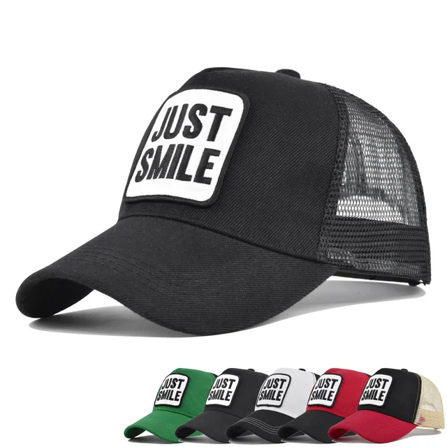 Just Smile Baseball Cap 1