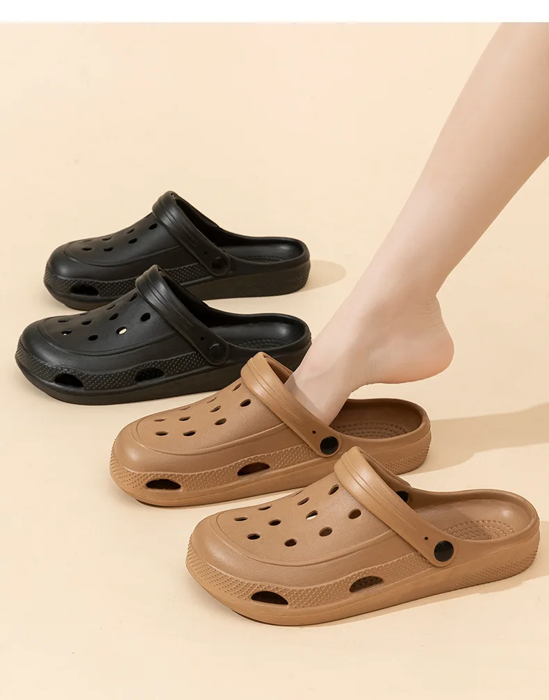Unisex Sommer-Hausschuhe EVA-Clogs für Damen und Herren Atmungsaktive Heim-Sandalen – Detail 13