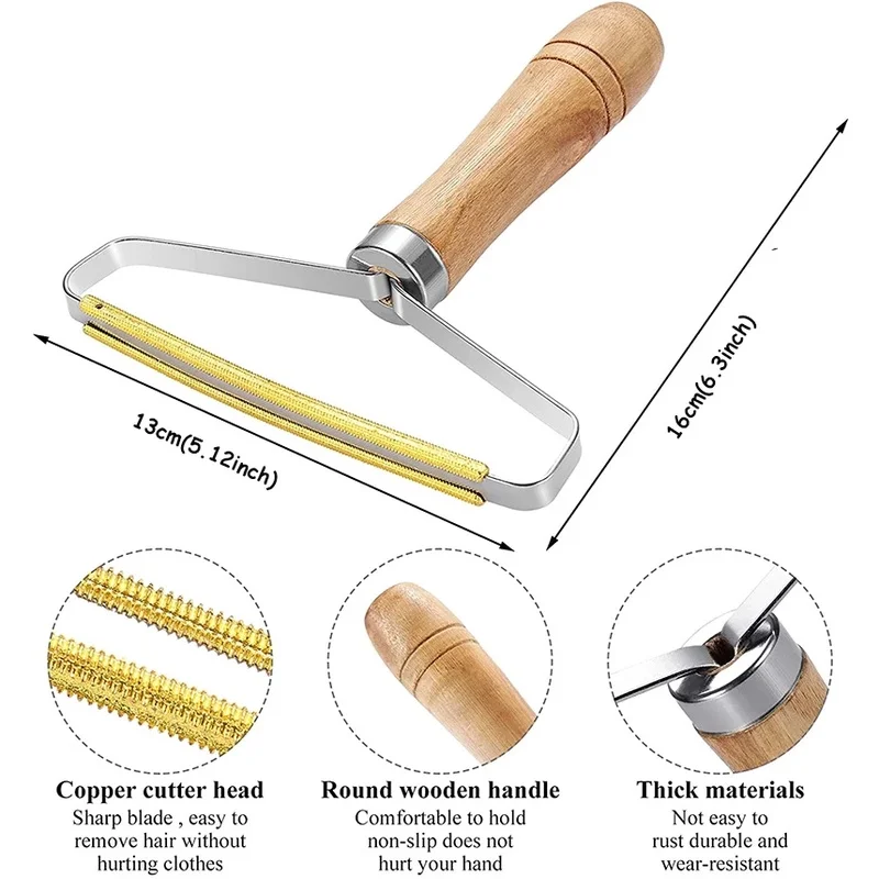 Portable Lint Remover Pet Hair Remover Brush Carpet Wool Coat Clothes Lint Pellet Manual Shaver Removal Scraper Cleaning Tool 6