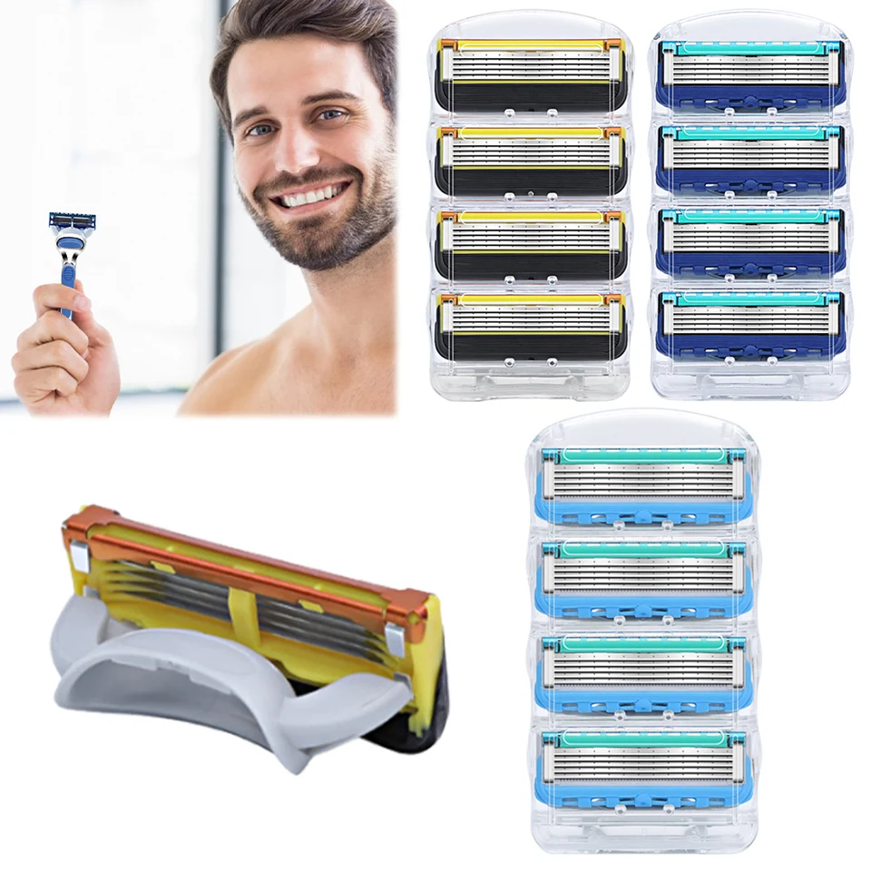 Premium Replacement Razor Blades for Gillette Fusion