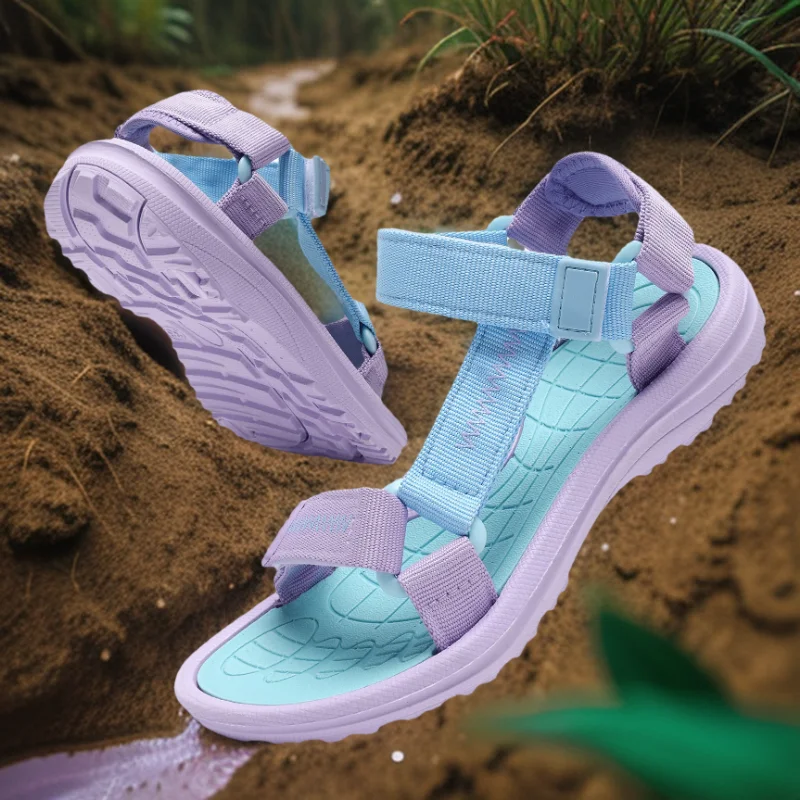 Children's sandals boys girls summer ventilation outdoor sports open beach shoes comfortable walking Sandalies Size 30-38