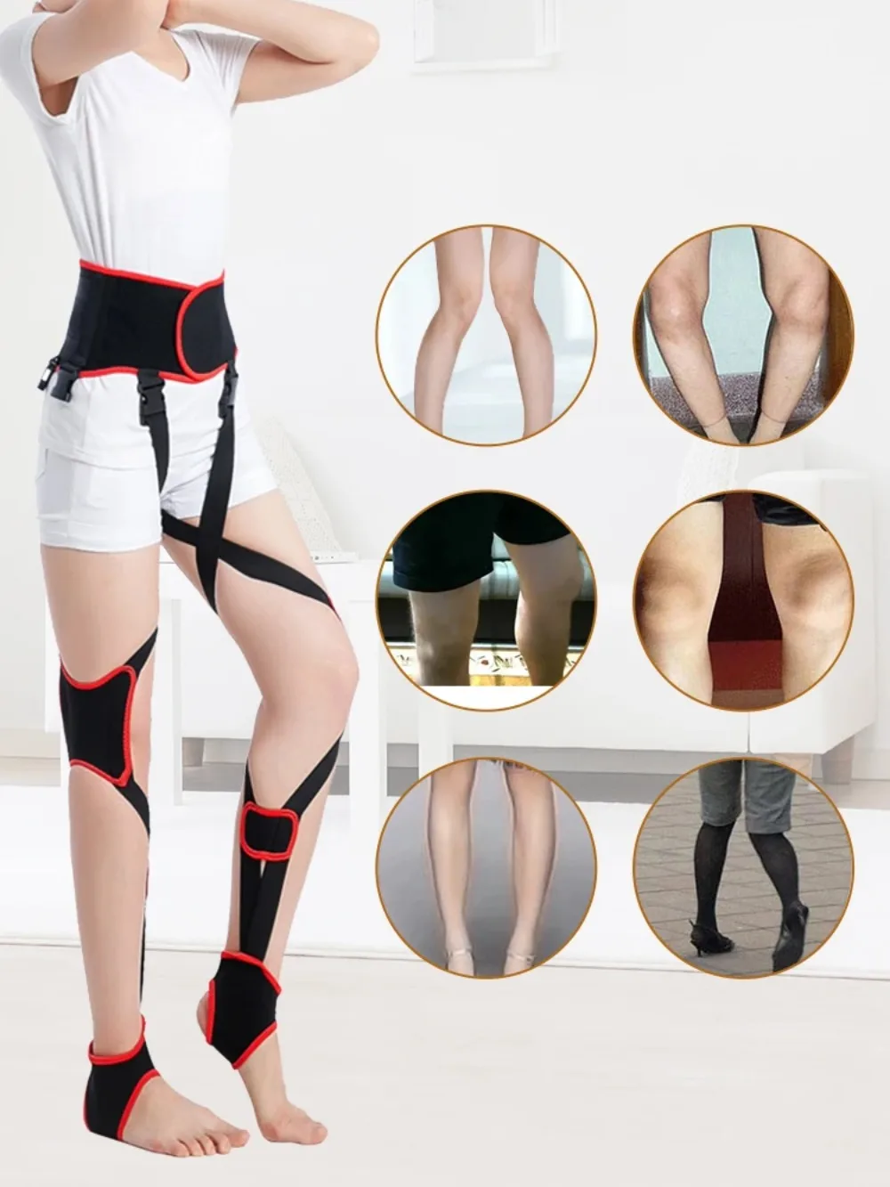 

Posture Corrector Leg Corrector Strap High Elasticity Straighten Beauty O X Type Leg Correction Bandage for Adults Braces