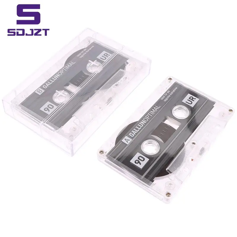 Blank Transparent Tape DIY Homemade Metal Reel To Reel Music Audio Standard  Recording 90 Min Blank Cassette Tape 1pcs - AliExpress