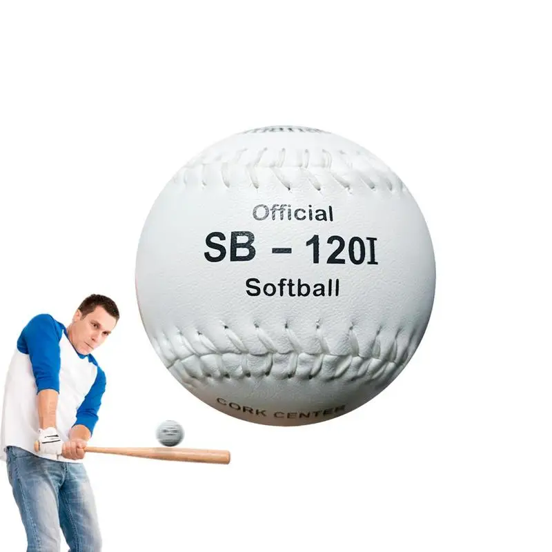 

Soft Baseballs Official Training Baseball Game Baseballs For Adults PVC Sewing Practice Ball Comfortable And Safe For Batting